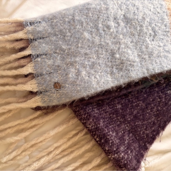 Colorful Block Pattern Scarf - Picture 4 of 6